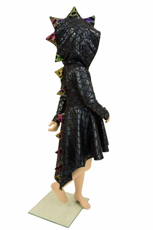 Girls Dragon Tail Skater Dress - Coquetry Clothing