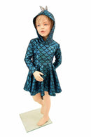 Girls Dragon Tail Skater Dress - Coquetry Clothing