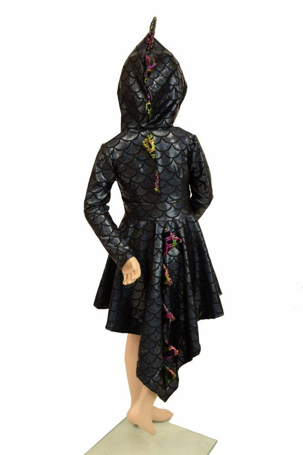 Girls Dragon Tail Skater Dress - 4