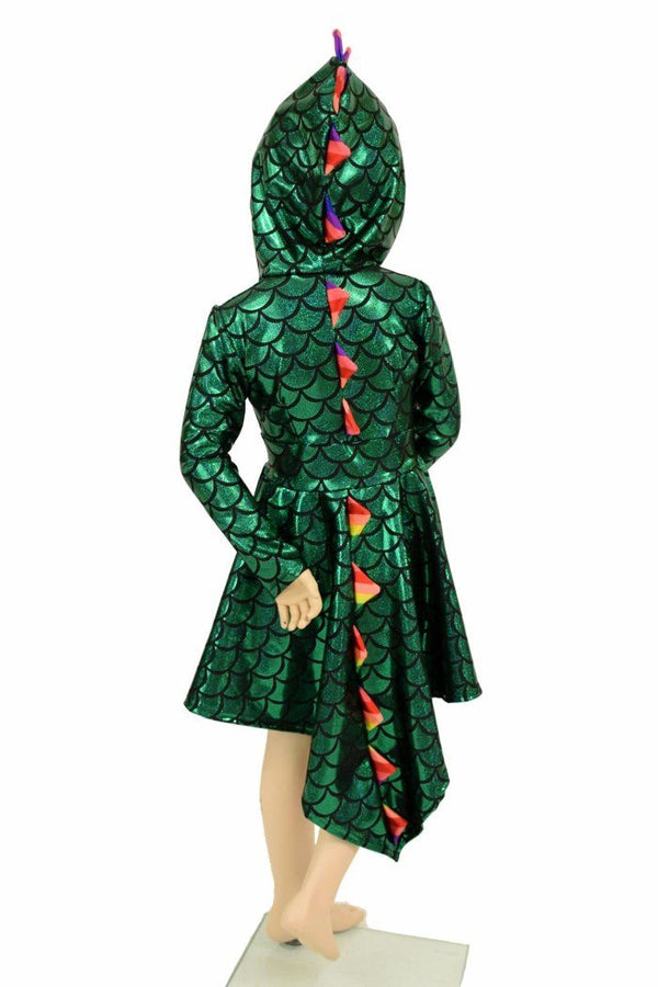 Ready to Ship Girls Dragon Tail Skater Dress - 5