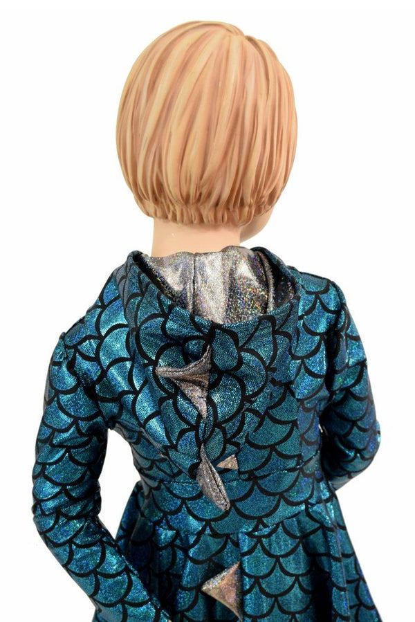 Girls Dragon Tail Skater Dress - 4