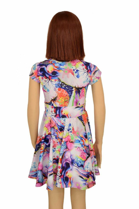 Girls Dreamscape Skater Dress - Coquetry Clothing