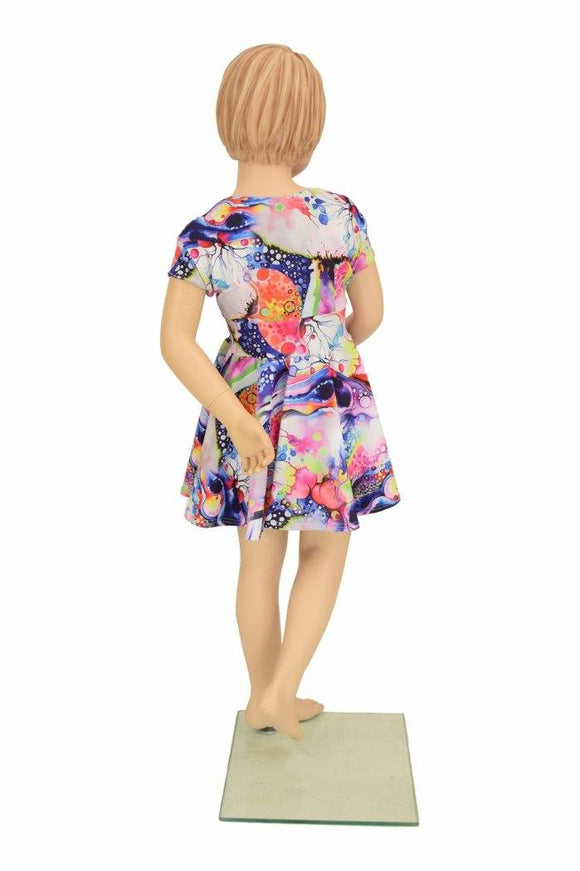 Girls Dreamscape Skater Dress - Coquetry Clothing