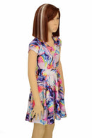 Girls Dreamscape Skater Dress - Coquetry Clothing