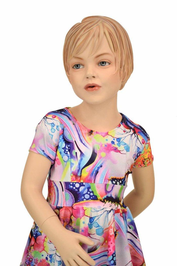 Girls Dreamscape Skater Dress - Coquetry Clothing