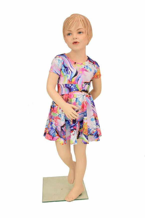 Girls Dreamscape Skater Dress - Coquetry Clothing