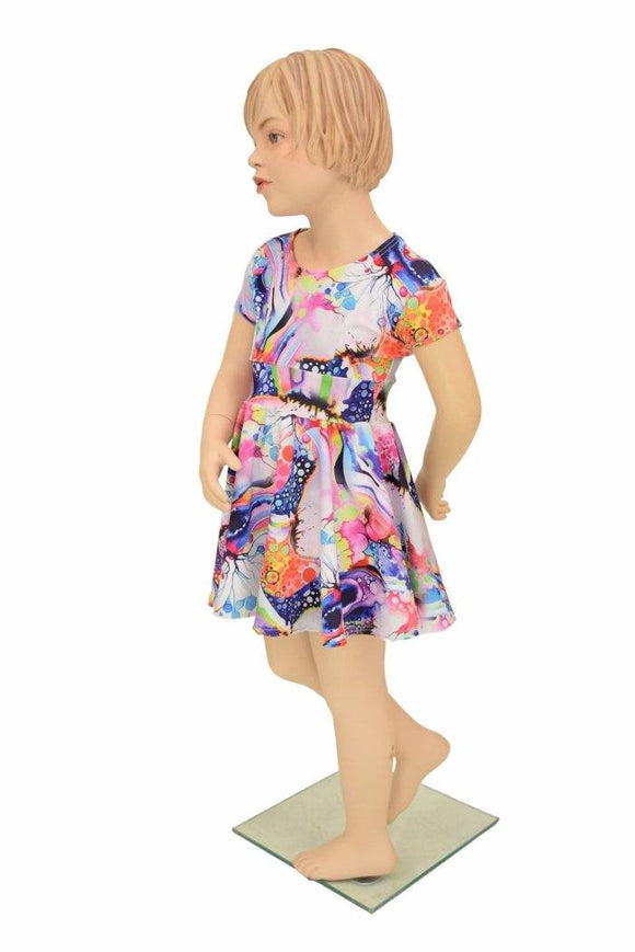 Girls Dreamscape Skater Dress - Coquetry Clothing
