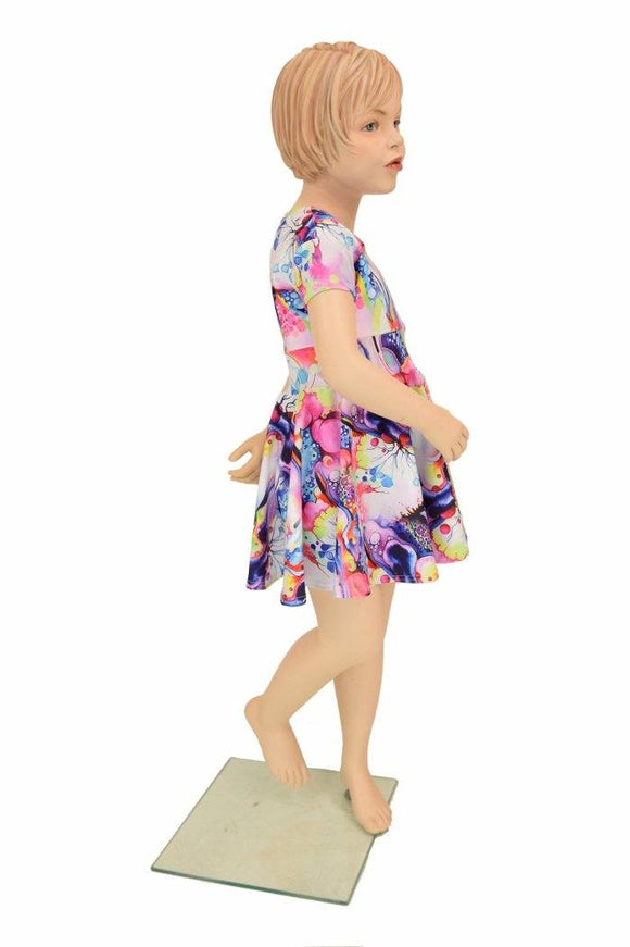 Girls Dreamscape Skater Dress - Coquetry Clothing