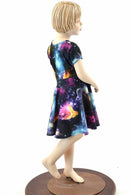 Girls Galaxy Skater Dress - Coquetry Clothing