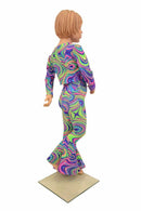 Girls Glow Worm Flares & Top Set - Coquetry Clothing