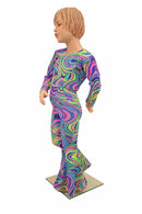 Girls Glow Worm Flares & Top Set - Coquetry Clothing