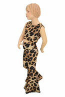 Girls Leopard Flares & Top Set - Coquetry Clothing