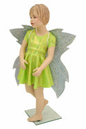Girls Lime Skater Dress (+Fairy Wings!) - 5