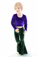 Girls Long Sleeve Purple Top (TOP ONLY) - Coquetry Clothing