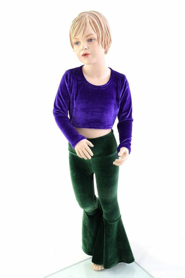 Girls Long Sleeve Purple Top (TOP ONLY) - 4