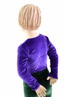 Girls Long Sleeve Purple Top (TOP ONLY) - Coquetry Clothing