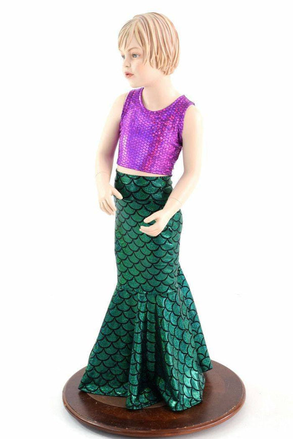 Girls Mermaid Skirt & Top Set - Coquetry Clothing