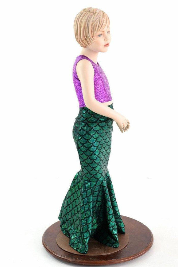 Girls Mermaid Skirt & Top Set - Coquetry Clothing