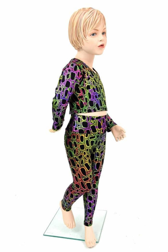 Girls Poisonous Leggings & Top Set - Coquetry Clothing