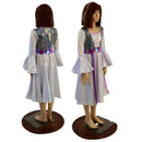Girls Princess Gown with Trumpet Sleeves - Coquetry Clothing