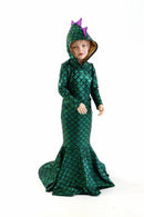 Girls Puddle Train Dragon Gown - Coquetry Clothing