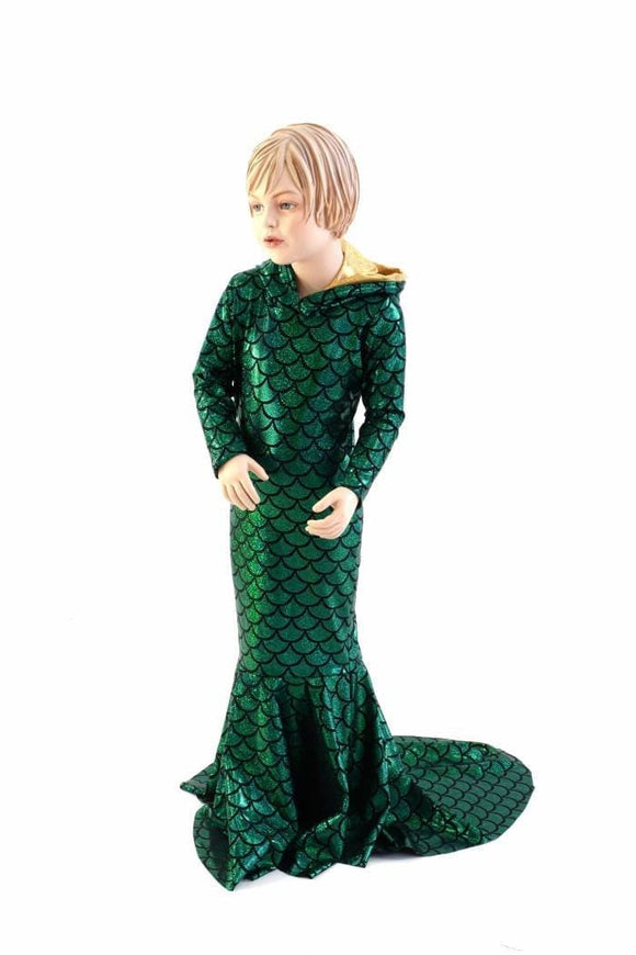 Girls Puddle Train Dragon Gown - Coquetry Clothing
