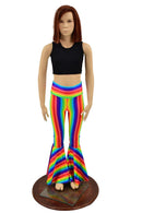 Girls Rainbow Bell Bottom Flares - Coquetry Clothing