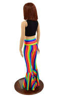 Girls Rainbow Bell Bottom Flares - 3