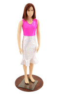 Girls Ruffled Mermaid Wiggle Dress - Coquetry Clothing