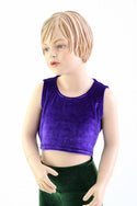 Girls Sleeveless Purple Top (TOP ONLY) - 3