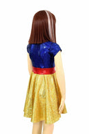 Girls Snowy Princess Skater Dress - Coquetry Clothing