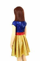 Girls Snowy Princess Skater Dress - Coquetry Clothing