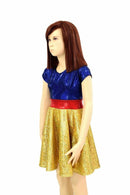 Girls Snowy Princess Skater Dress - Coquetry Clothing