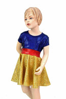 Girls Snowy Princess Skater Dress - Coquetry Clothing