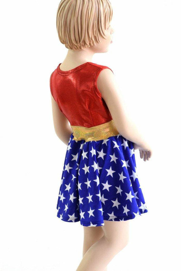 Girls Super Hero Skater Dress - Coquetry Clothing