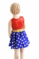 Girls Super Hero Skater Dress - Coquetry Clothing