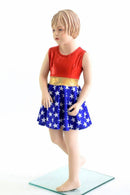 Girls Super Hero Skater Dress - Coquetry Clothing