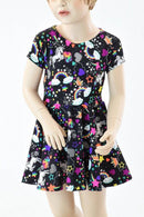 Girls Unicorns and Rainbows Dress - Coquetry Clothing