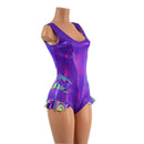 Glow Worm and Grape 3pc Chromatic Romper, Sleeve and Bolero Set - Coquetry Clothing