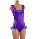Glow Worm and Grape 3pc Chromatic Romper, Sleeve and Bolero Set - Coquetry Clothing