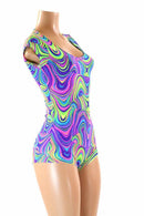 Glow Worm Cap Sleeve Romper - Coquetry Clothing