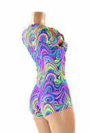Glow Worm Cap Sleeve Romper - Coquetry Clothing