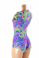 Glow Worm Cap Sleeve Romper - Coquetry Clothing