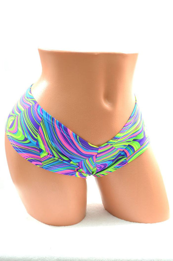 Glow Worm Cheeky Booty Shorts - 3