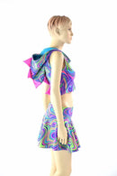 Glow Worm Dragon Crop & Skirt Set - Coquetry Clothing