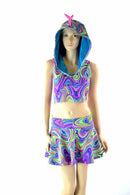 Glow Worm Dragon Crop & Skirt Set - Coquetry Clothing