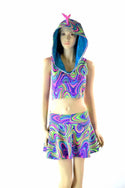 Glow Worm Dragon Crop & Skirt Set - 4