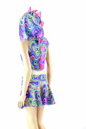 Glow Worm Dragon Crop & Skirt Set - 3