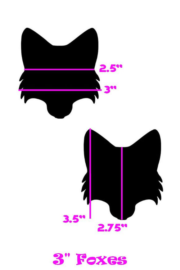 Glow Worm Fox Pasties - Coquetry Clothing