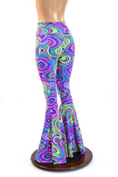 Glow Worm High Waist Bell Bottom Flares - Coquetry Clothing